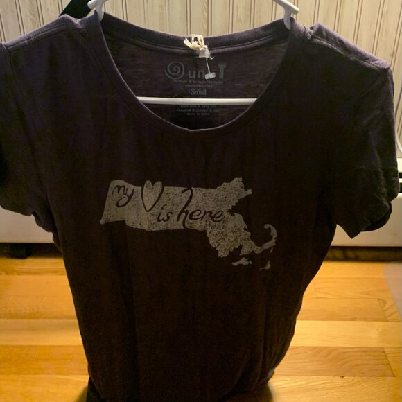 Massachusetts Map T-shirt Size Small - Picture 3 of 4